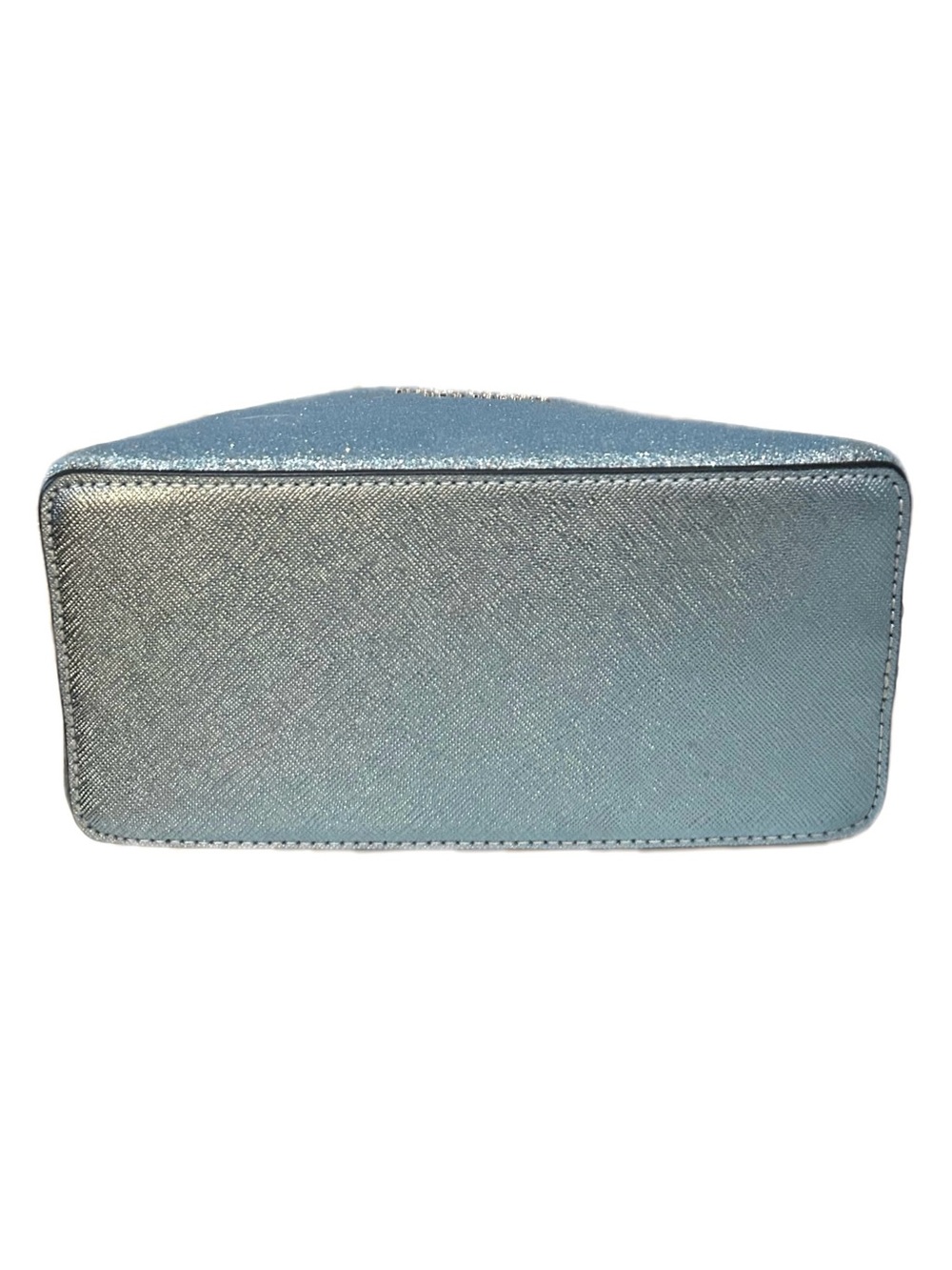 Kate Spade ♠️ Sparkle Cosmetic Bag in Frosty Sky Light Blue - Picture 11 of 11
